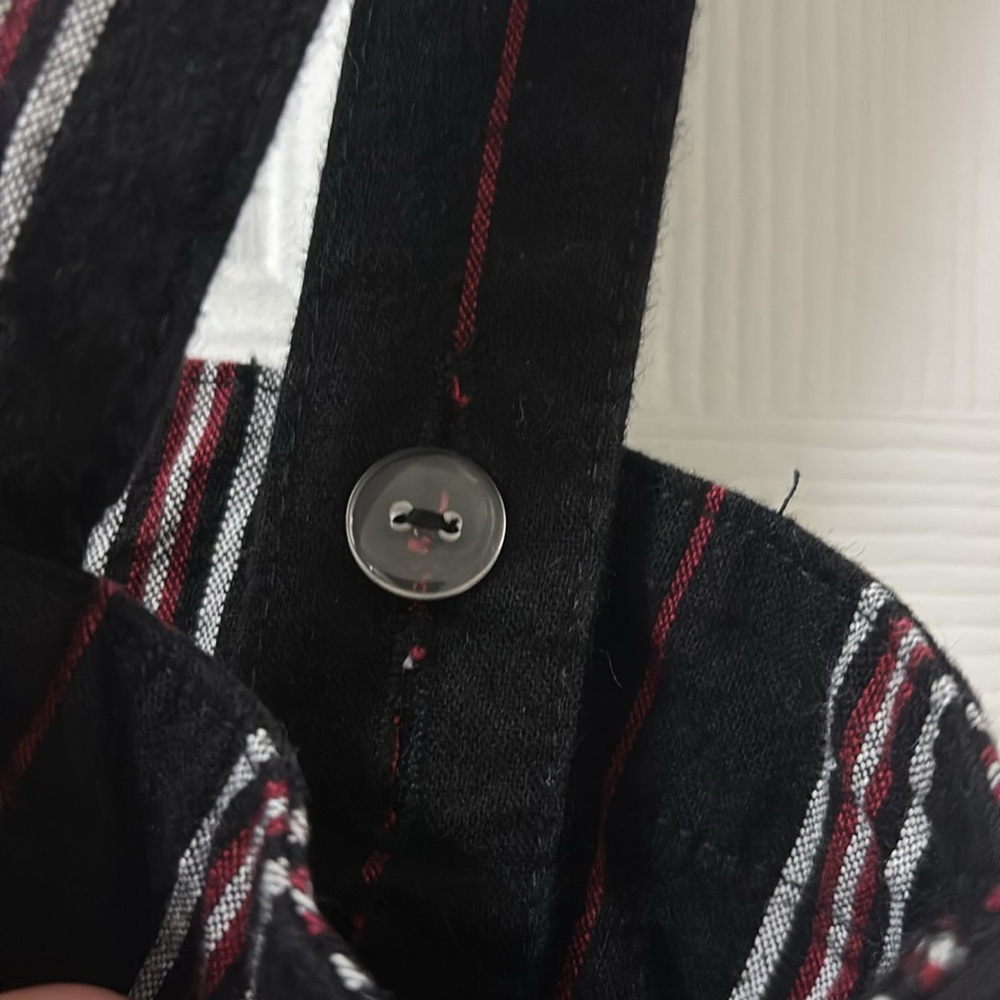 Hollister Black and White and Red Striped Mini Dress - Picture 5 of 6